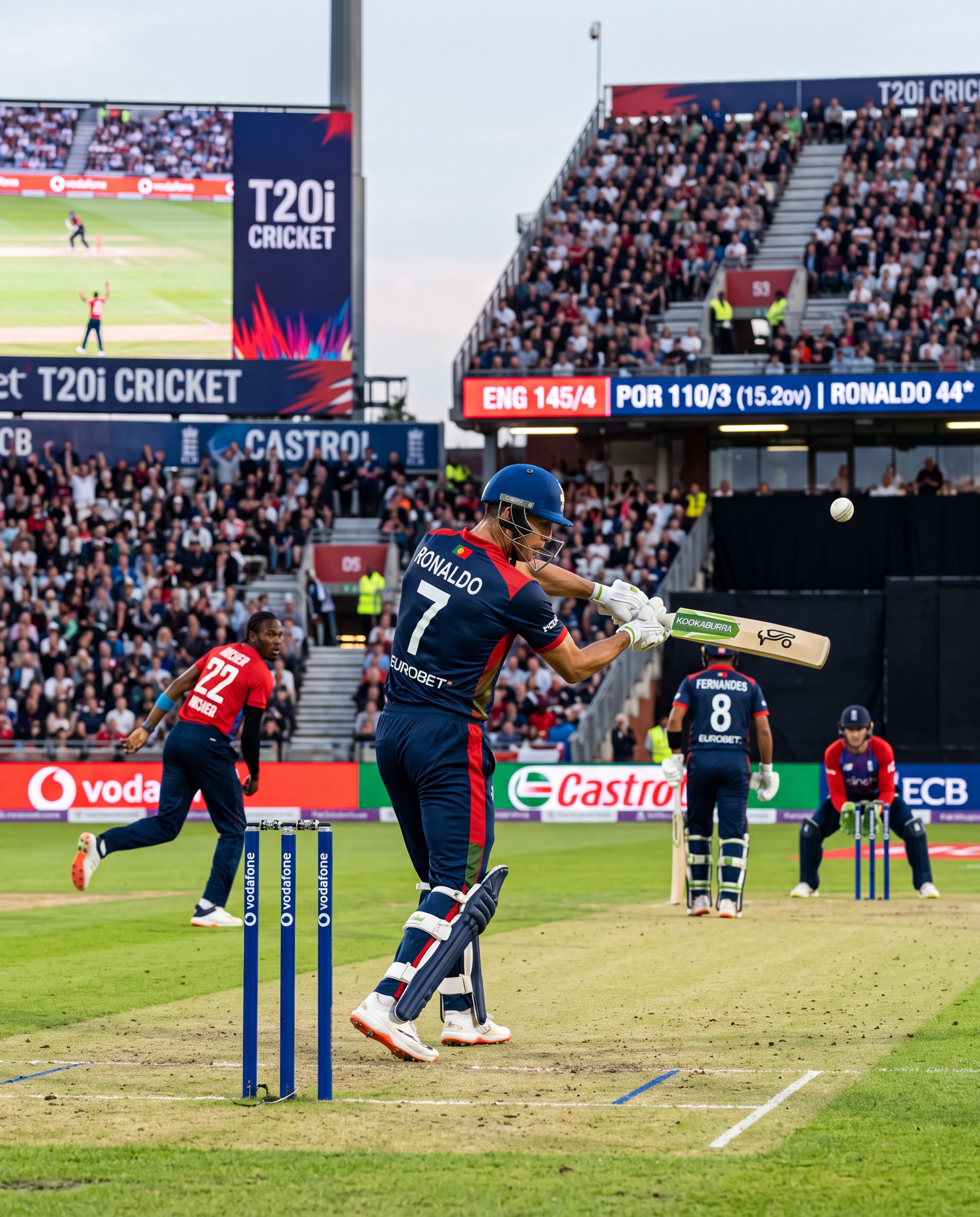 Ronaldo Playing T20i Cricket